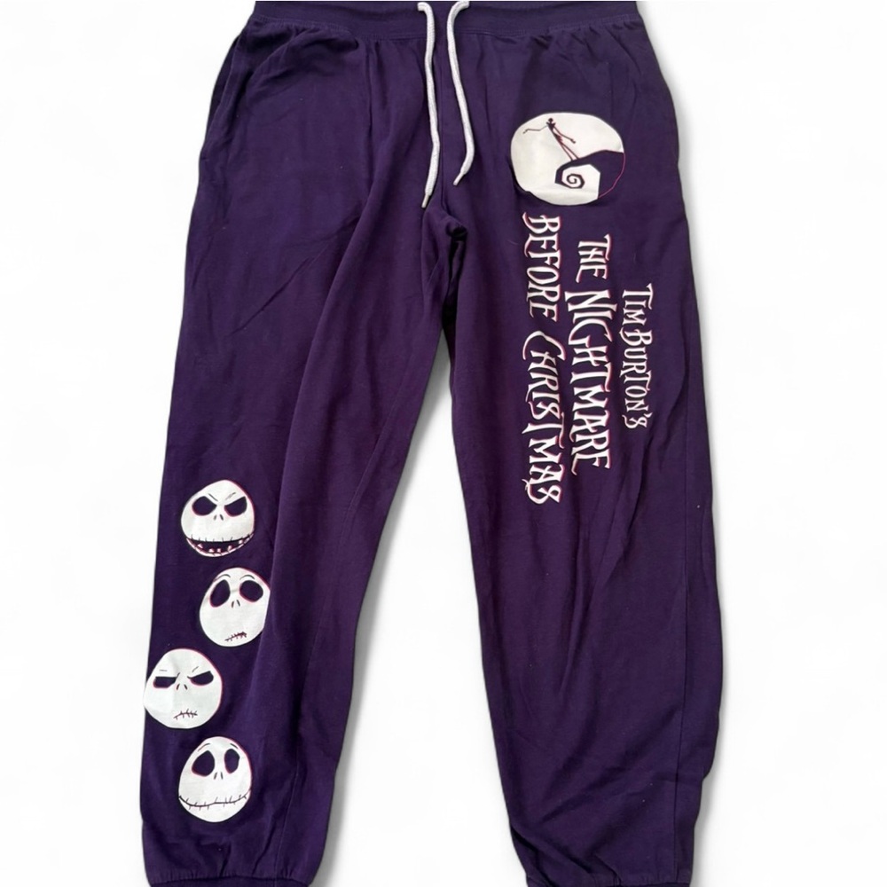 Disney Purple Jack Skellington Joggers
